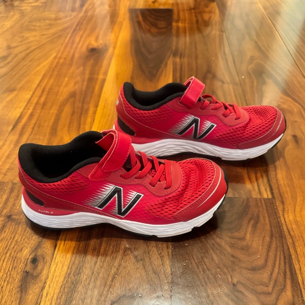Kids Red New Balance Sneakers
